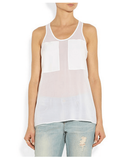 يلوزة شيفون من T By Alexander Wang