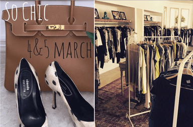 حفل So Chic Pop Up Sale القادم هو يوم 4 و 5 من مارس في Nyla House