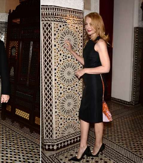 باتريسيا كلاركسون والمخرج مارتن سكورسيزي