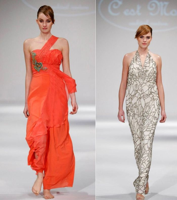 من أسبوع الموضة في مسقط، إليكِ هذه الفساتين الطويلة من مجموعة C'est Moi