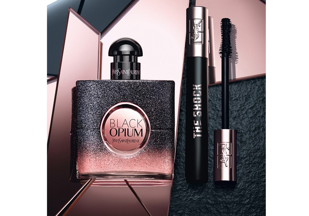 عطر Black Opium Floral Shock و Volume Effet Faux Cils THE SHOCK. 