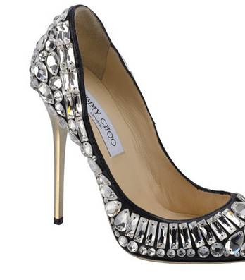 من أجمل موديلات الأحذية لمناسباتك، أحذية الترتر، فاختاري حذاء Jimmy Choo