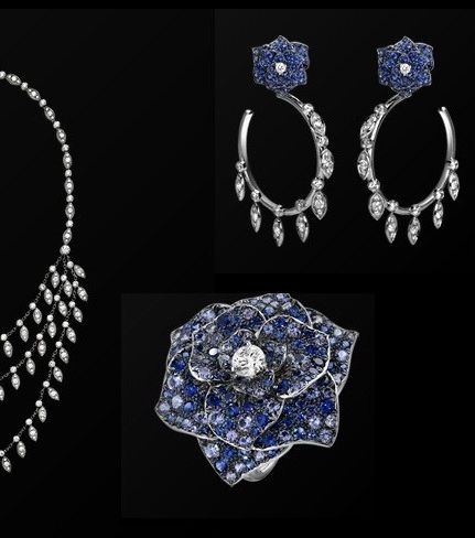 الحجر النيلي يزيّن أحد أطقم بياجييه الماسيّة 