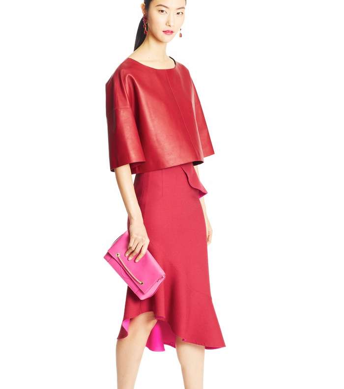 ازياء ملفتة من مجموعة اوسكار دي لا رانتا Pre Fall 2015