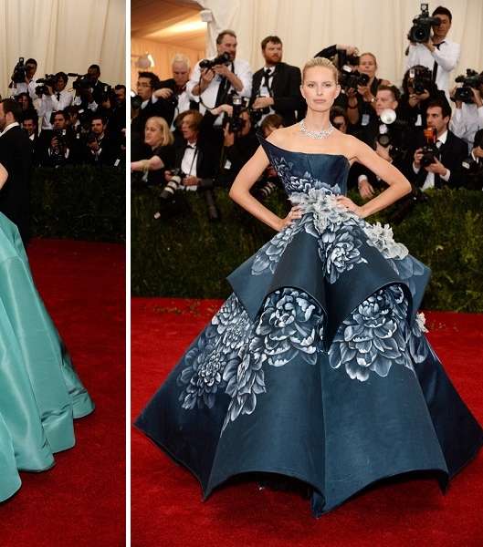 موضة الفساتين الضخمة في حفل الـ Met Gala 