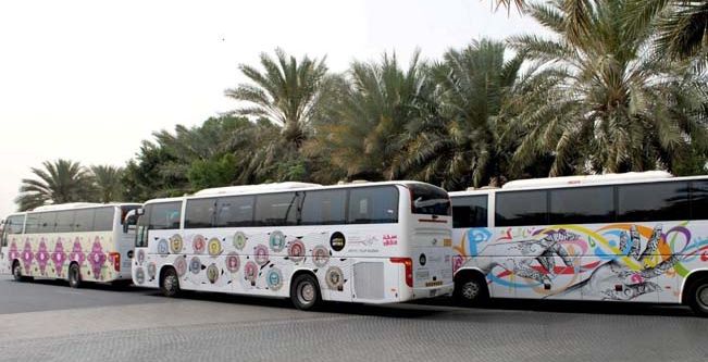 "حافلة الفن" في دبي