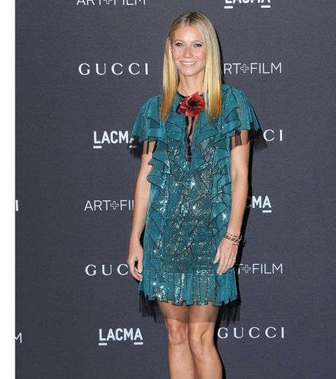 غوينيث بالترو بفستان من غوتشي في حفل لاكما