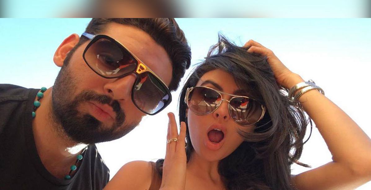 بالصور: مريم حسين في لقطة رومنسية مع خطيبها!‏