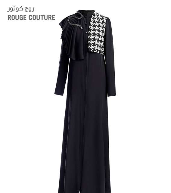 إكتشفي موديل عباية Rouge Couture التي صمّمت لسواروفسكي
