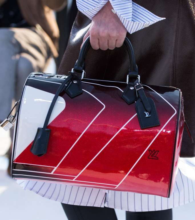 حقيبة Speedy الشفافة المقلمة من لويس فويتون كروز 2018