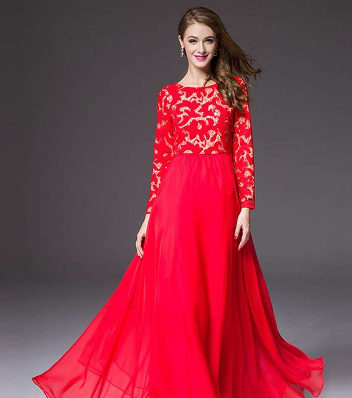 شاهدي صور موضه فساتين طويلة