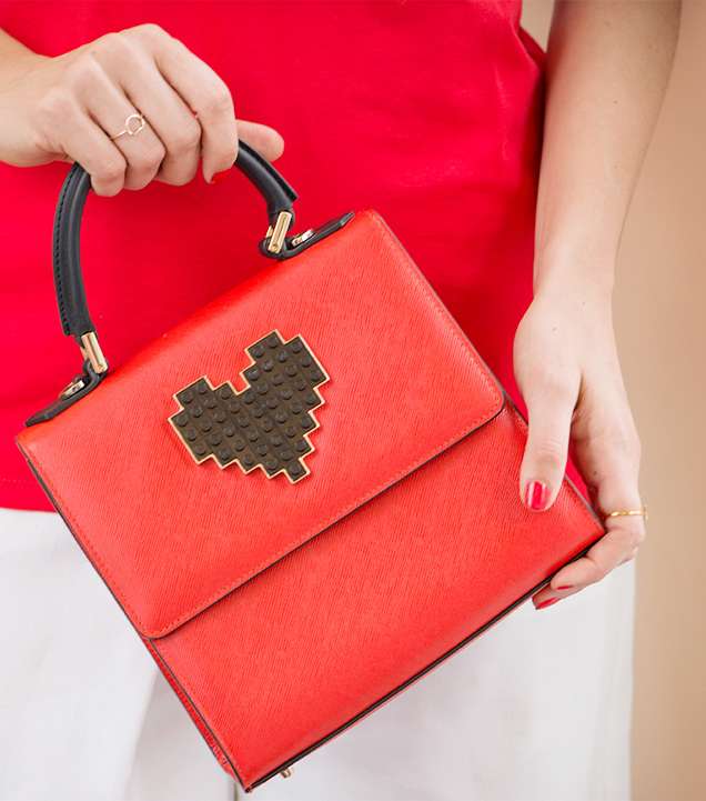 حقيبة مميزة برسمة القلب من Les petits joueurs