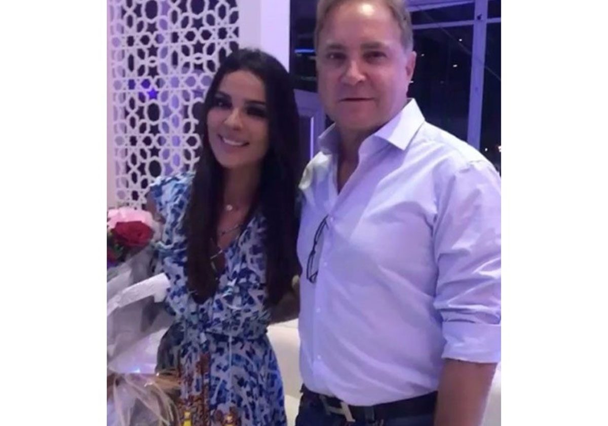 نادين نجيم مع زوجها هادي الأسمر تحتفل بعيد زواجهما الخامس