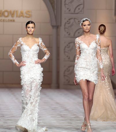 صور فساتين عرايس 2014 Pronovias في أسبوع برشلونة | اجمل فساتين زفاف