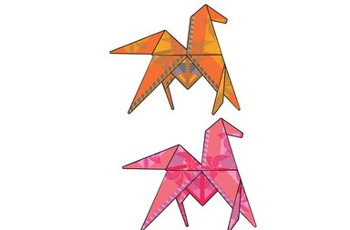 هيرميس تعلم صناعة بطاقات معايدة للعيد بفن الاوريغامي