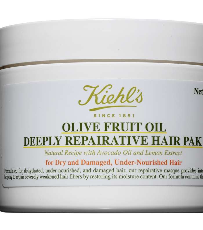 من مستحضرات Kiehl's المفضلة لدى الأميرة نور: Olive Fruit Oil Deeply Repairative Hair Pak