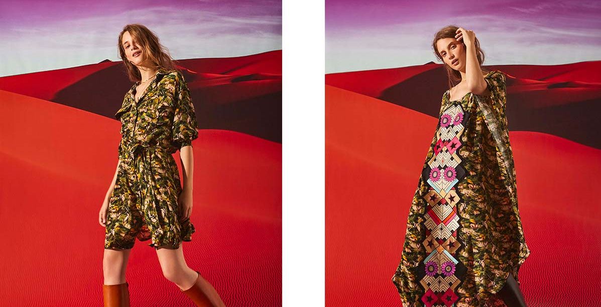 مجموعة أزياء جاهزة مستوحاة من الصحراء العربية متوفرة في دبي