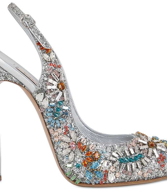 حذاء Casadei المروس والمزين بالترتر من اجمل الاحذية الثمينة لعام 2016