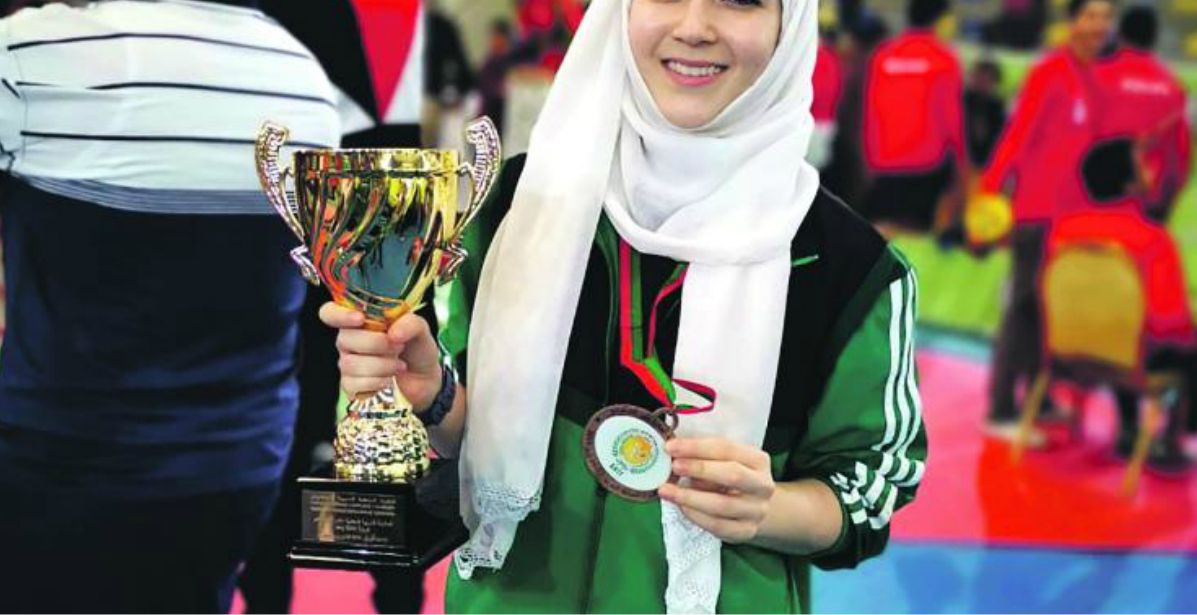 لاعبة التايكوندو السعودية أبرار بخاري