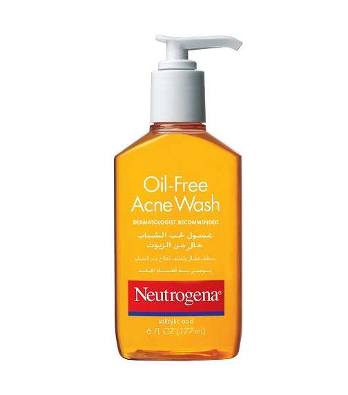 غسول  Oil-Free Acne Wash من Neutrogena للبشرة الدهنية