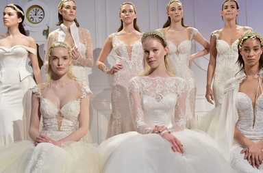بالصور، أجمل فساتين أسبوع نيويورك العرائسي لربيع 2017