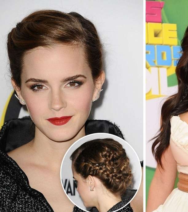 صور اجمل تسريحات شعر النجمات | موديلات ضفاير نجمات هوليود 