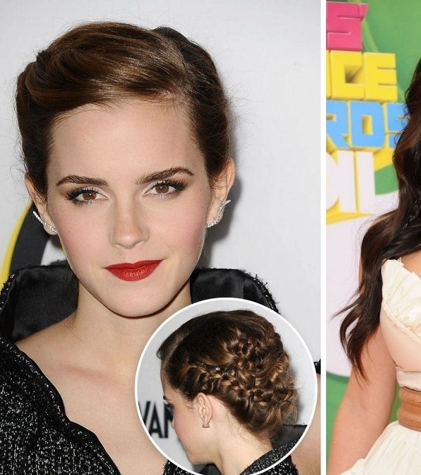 صور اجمل تسريحات شعر النجمات | موديلات ضفاير نجمات هوليود