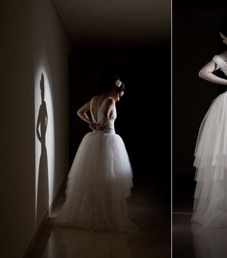 تألقي يوم زفافك بفستان زفاف من تصميم كارولين صيقلي