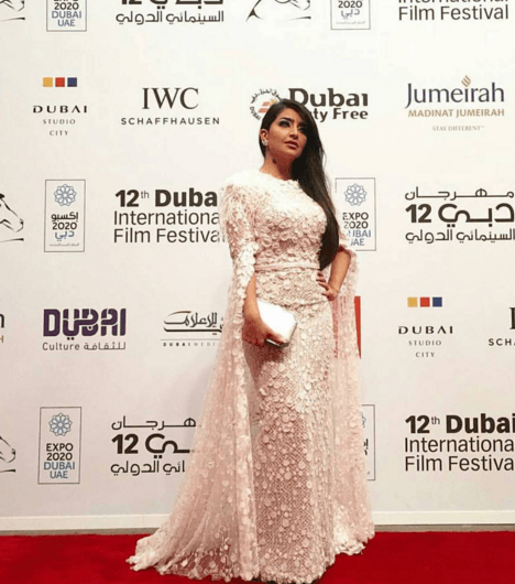 اطلالة بثينة الرئيسي في مهرجان دبي السينمائي 2015