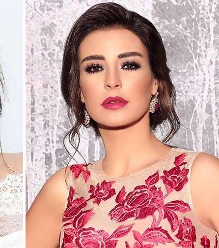 تسريحة الشعر المرفوع جمعت سيرين وماغي في الصورة الإعلانية للمسلسل
