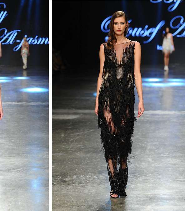 من عرض ازياء يوسف الجسمي، اليك فساتين الترتر