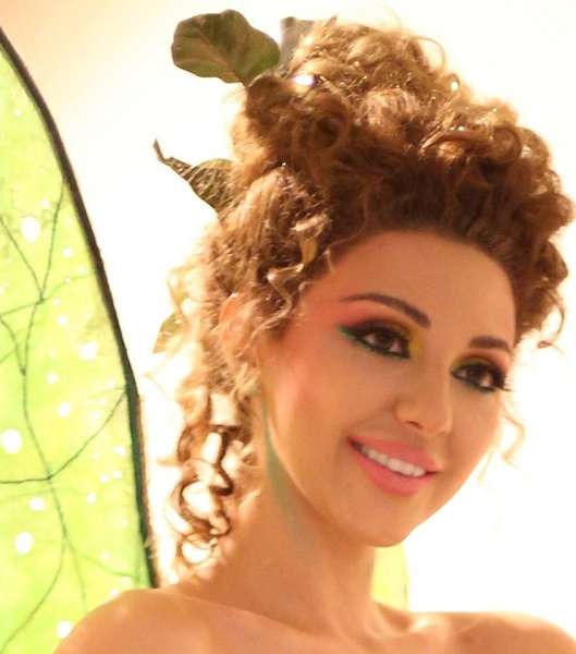 مكياج ميريام فارس الباستيل في مسرحية Peter Pan