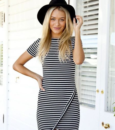 لإطلالة جميلة ومميّزة، إختاري فستان بموضة الـ Stripes 