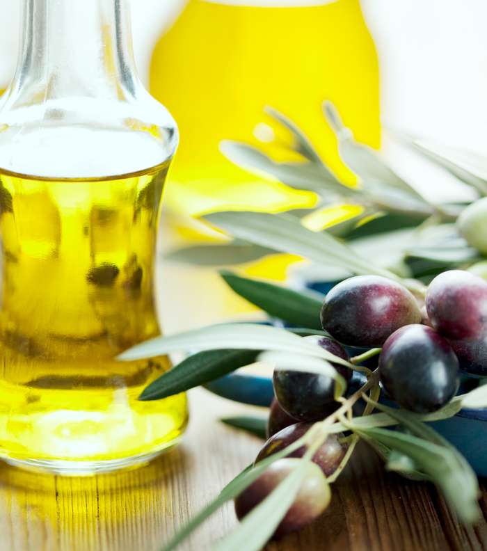 الخطوة الأولى: زيت الزيتون