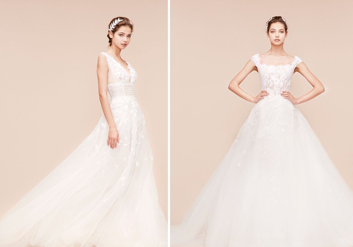 اجمل فساتين اعراس جورج حبيقة لخريف وشتاء 2019.