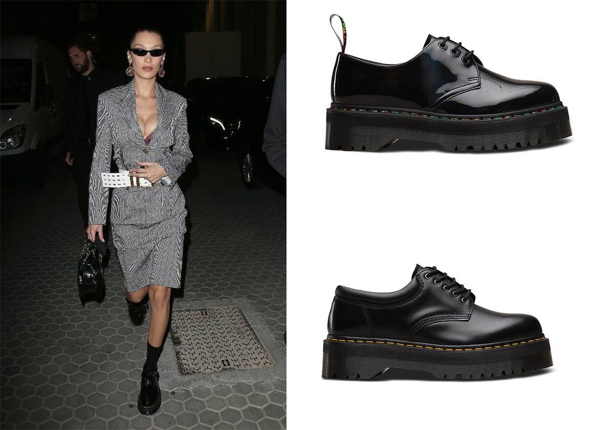 بيلا حديد ترتدي الحذاء القبيح