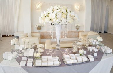 طاولة استقبال زواج