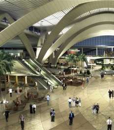 التصميم الفخم لمطار أبو ظبي