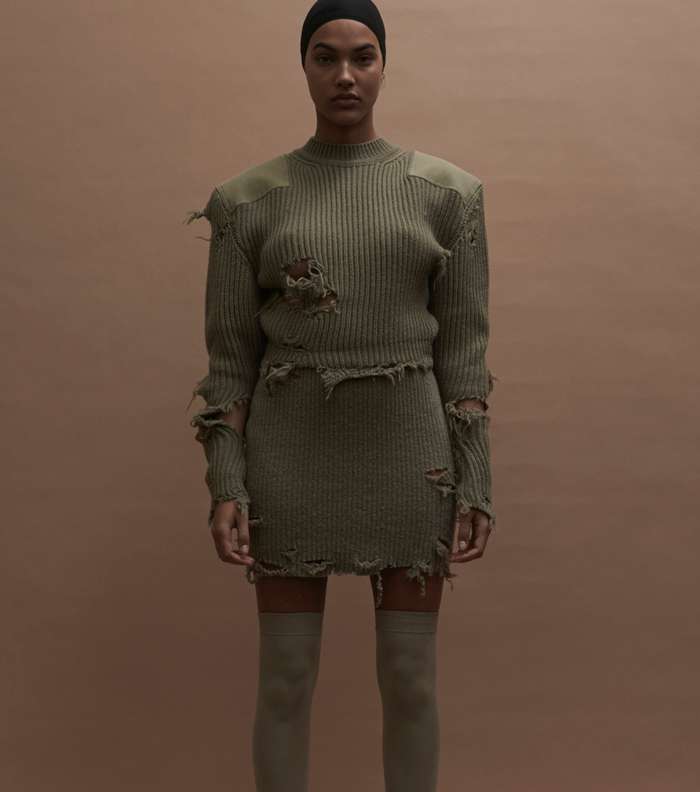 موضة الملابس الممزقة من مجموعة Yeezy لشتاء 2017