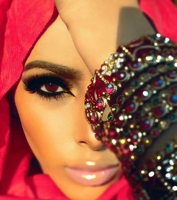 أحلى صور مكياج بدوي