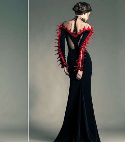 فساتين مميّزة وغريبة لربيع 2013 من تصميم جان لويس سباجي