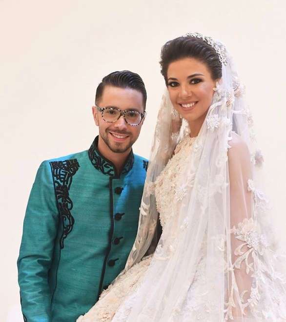 عروس نجل الوزير غازي العريضي والمصمم رامي قاضي