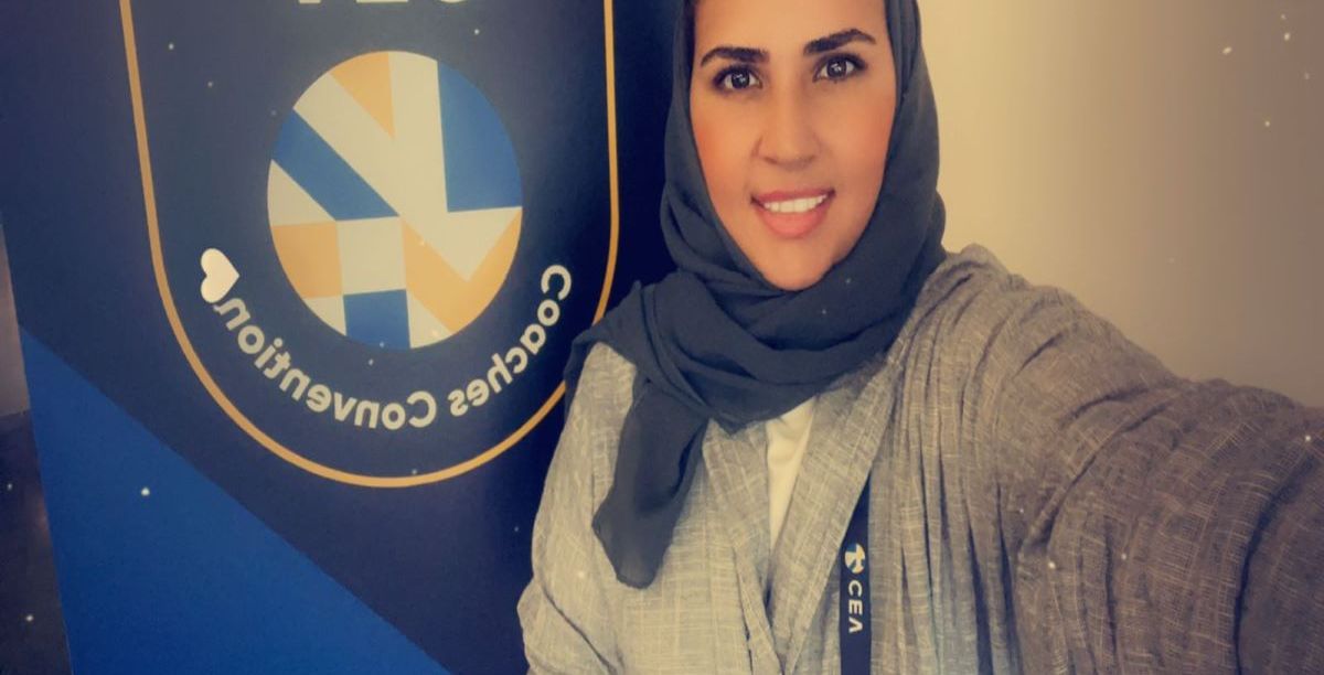 اول مدربة سعودية تشارك في البرنامج الاوروبي للكرة الطائرة