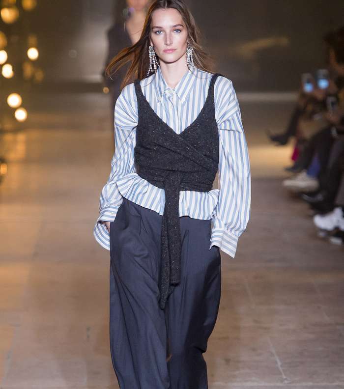 التوب فوق القميص من Isabel Marant لشتاء 2018