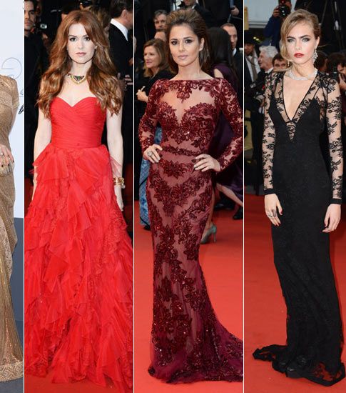 صور فساتين الفنانات في مهرجان كان 2013 | موديلات فساتين مهرجان كان