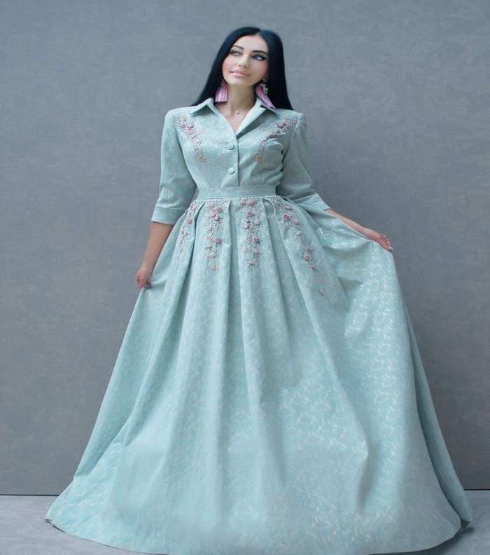 صور اجمل فساتين كاجوال طويلة