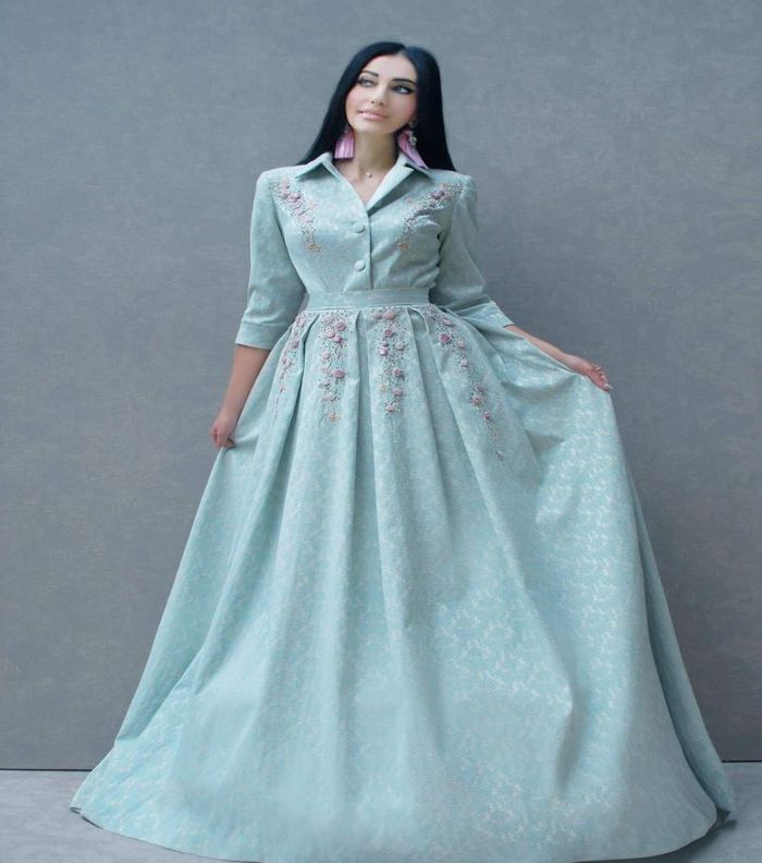 صور اجمل فساتين كاجوال طويلة