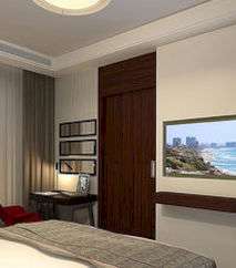 طراز فنادق الموفنبيك الفخم في غرف فندق القرن الذهبي