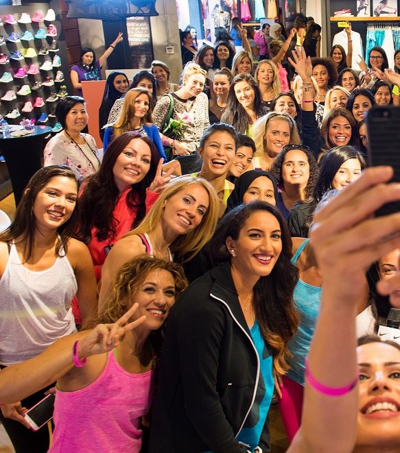 Nike تحتضن سيدات القطاع الرياضي في متجرها الخاص