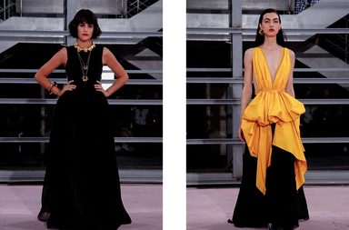 نور عريضة في عرض ربيع كيروز الكوتور شتاء 2019